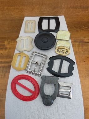 Vintage Belt Buckle Pieces